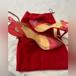 Women's Pink Spikaqueen 100 Embellished Pvc Pumps